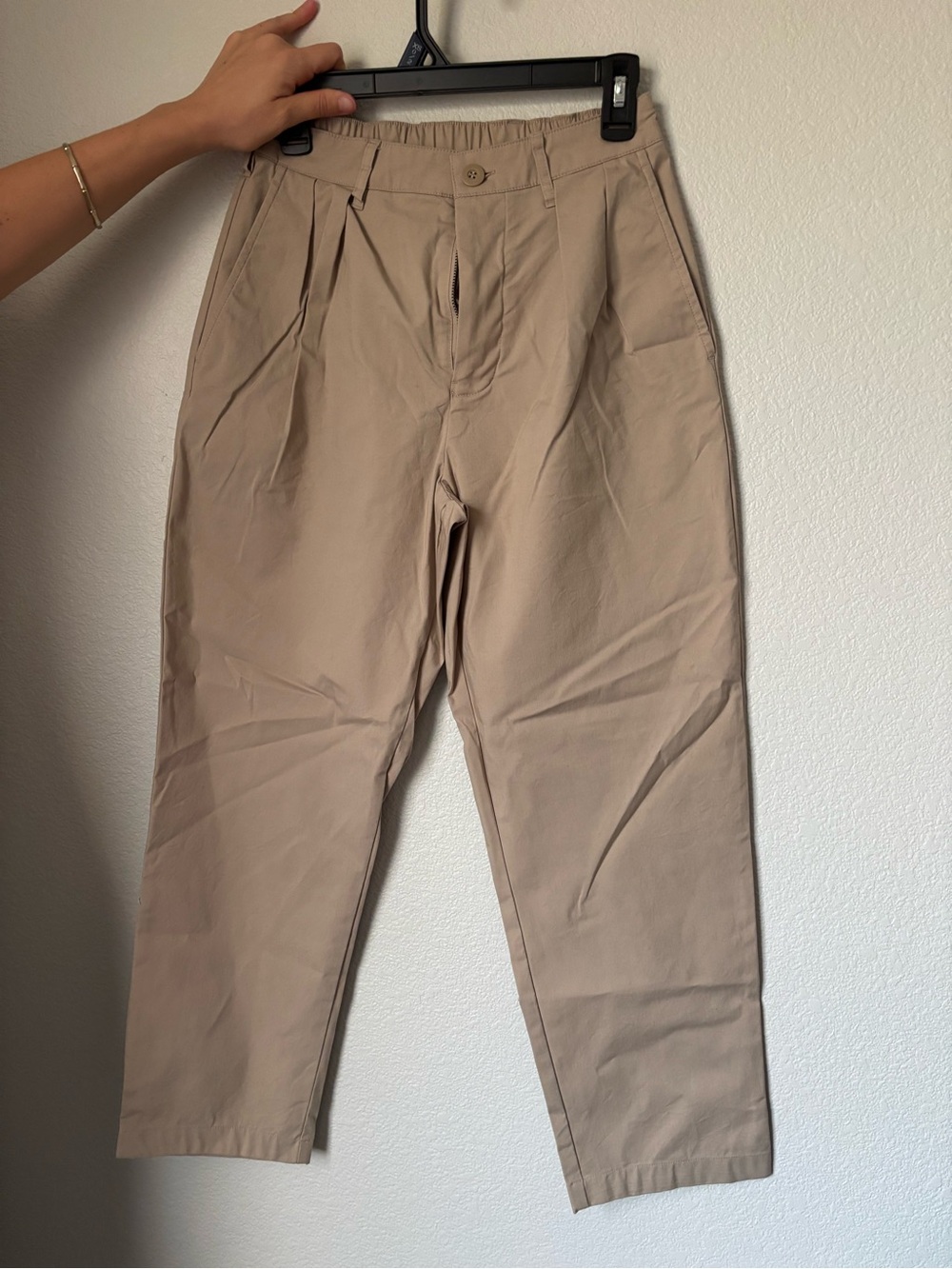 Women’s Tan Tapered Chino Pants